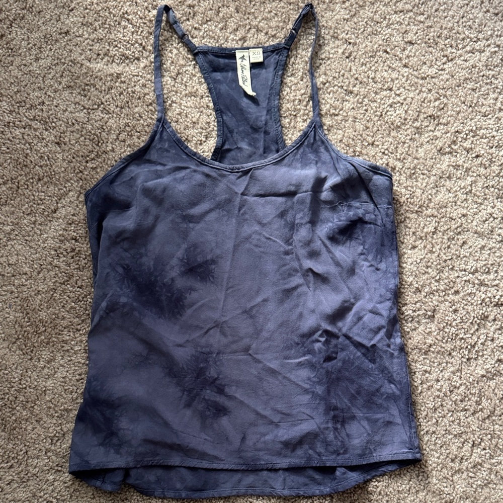 Others Follow Navy Tie-Dye Camisole